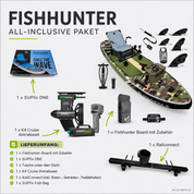 SUPFIX FISH-HUNTER Anglerboard – stable fishing SUP with seating system