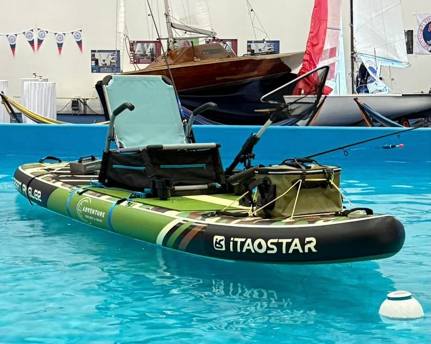 SUPFIX FISH-HUNTER Anglerboard: tabla de SUP de pesca estable con sistema de asiento