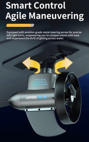 Motor Supfix SpinX + batería de 4 u 8 h + mando a distancia