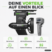 Motor Supfix SpinX + batería de 4 u 8 h + mando a distancia