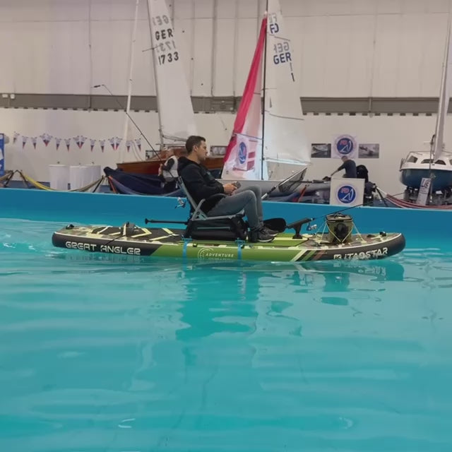 SUPFIX FISH-HUNTER Anglerboard: tabla de SUP de pesca estable con sistema de asiento